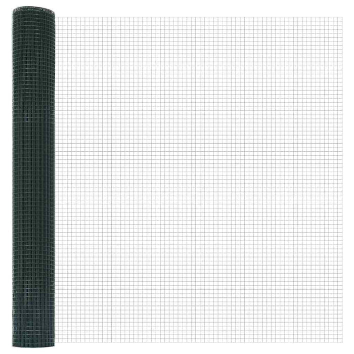 Stâlp de gard. Verde 10 x 1 m (plasă 12 x 12 mm) Oțel - WALTI WALTI