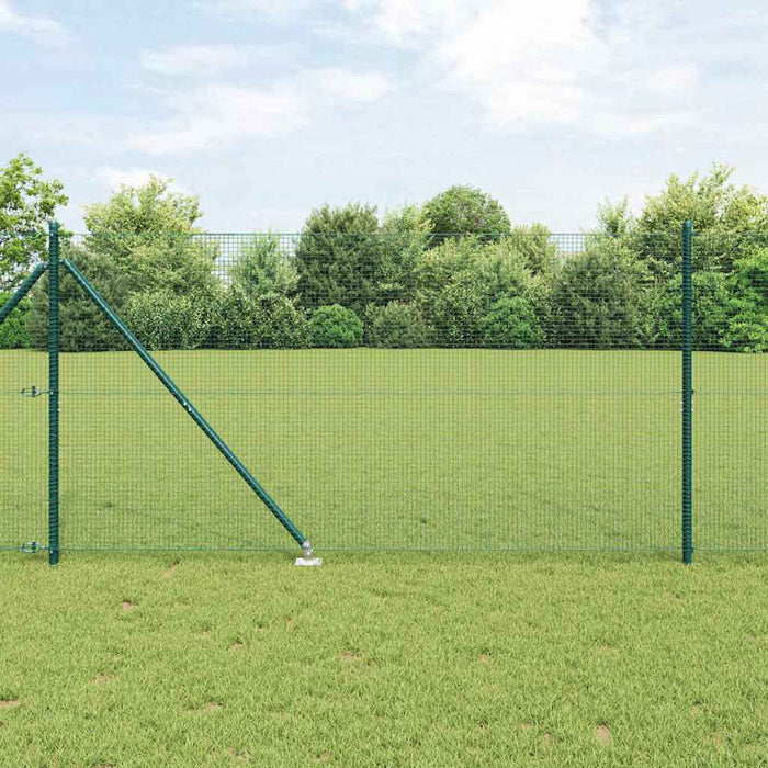Stâlp de gard. Verde 10 x 1,2 m (16 x 16 mm plasă) Oțel și PVC - WALTI WALTI