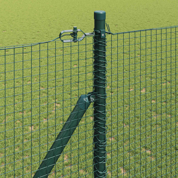 Stâlp de gard. Verde 10 x 1,4 m (plasă 19 x 19 mm) Oțel și PVC - WALTI WALTI
