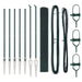 Stâlp de gard. Verde 10 x 1,4 m (25 x 25 mm plasă) Oțel și PVC - WALTI WALTI