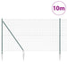 Stâlp de gard. Verde 10 x 1,6 m (plasă 16 x 16 mm) Oțel și PVC - WALTI WALTI
