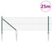 Stâlp de gard. Verde 25 x 0,4 m (plasă 16 x 16 mm) Oțel și PVC - WALTI WALTI