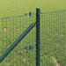 Stâlp de gard. Verde 50 x 0,4 m (25 x 25 mm plasă) Oțel și PVC - WALTI WALTI