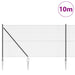 Stâlp de gard. Gri 10 x 1 m (plasă 12 x 12 mm) Oțel - WALTI WALTI