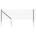 Stâlp de gard. Gri 25 x 0,4 m (plasă cu mesh de 25 x 25 mm) - WALTI WALTI