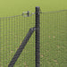 Stâlp de gard. Gri 25 x 1,6 m (plasă de 16 x 16 mm) Oțel și PVC - WALTI WALTI