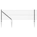 Stâlp de gard. Gri 50 x 0,6 m (plasă 19 x 19 mm) Oțel și PVC - WALTI WALTI
