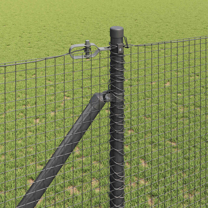 Stâlp de gard. Gri 50 x 1,4 m (rulou plasă de 19 x 19 mm) - WALTI WALTI