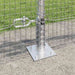 Stâlp de gard. Argintiu 100 x 0,4 m (plasă 25 x 25 mm) Oțel - WALTI WALTI