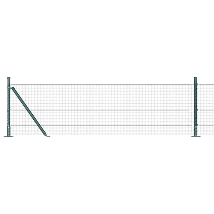 Stâlp de gard. Verde 10 x 0,5 m (plasă 16 x 16 mm) Oțel - WALTI WALTI