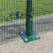 Stâlp de gard. Verde 10 x 0,8 m (12 x 12 mm plasă) Oțel și PVC - WALTI WALTI