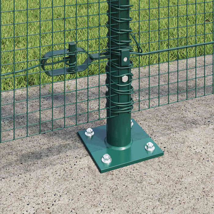 Stâlp de gard. Verde 10 x 1,2 m (16 x 16 mm plasă) Oțel și PVC - WALTI WALTI