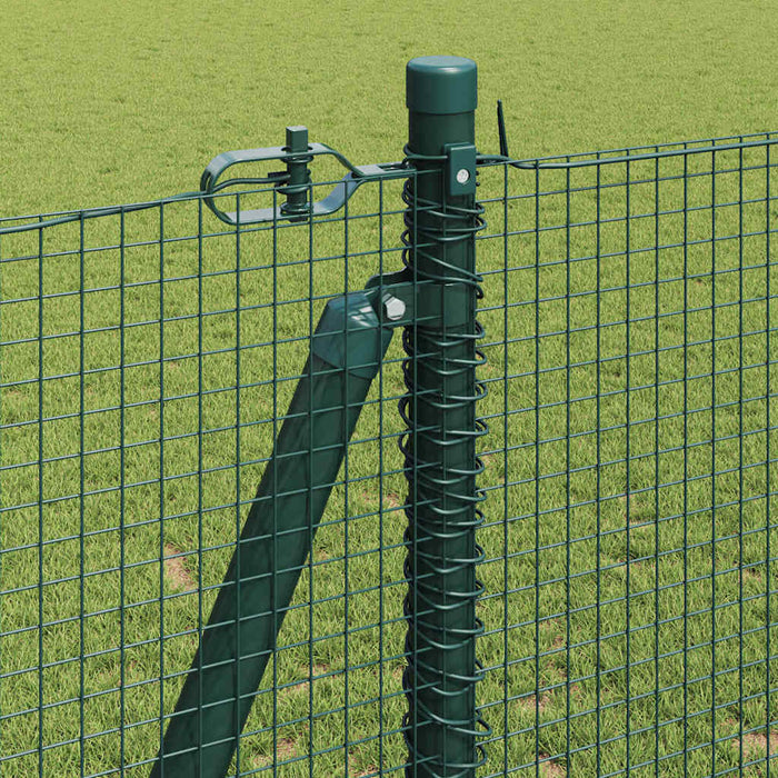 Stâlp de gard. Verde 10 x 1,2 m (16 x 16 mm plasă) Oțel și PVC - WALTI WALTI