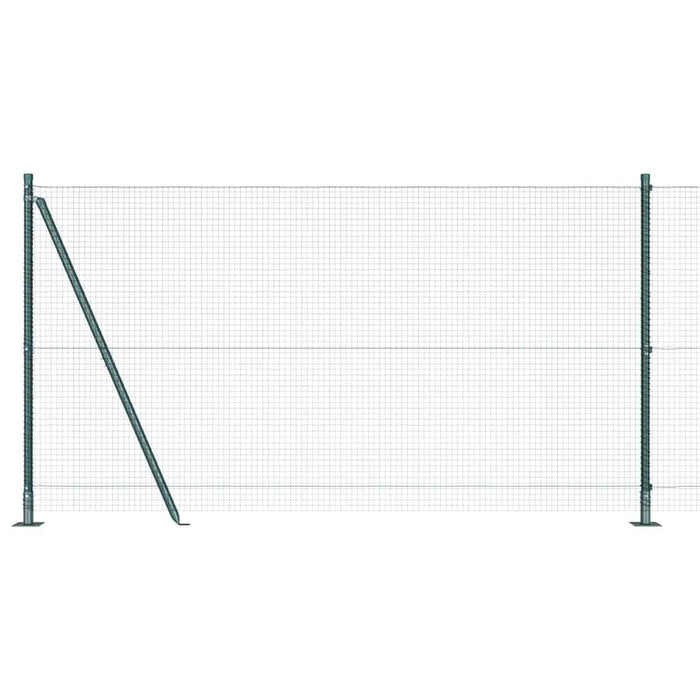 Stâlp de gard. Verde 10 x 1,2 m (19 x 19 mm plasă) Oțel și PVC - WALTI WALTI