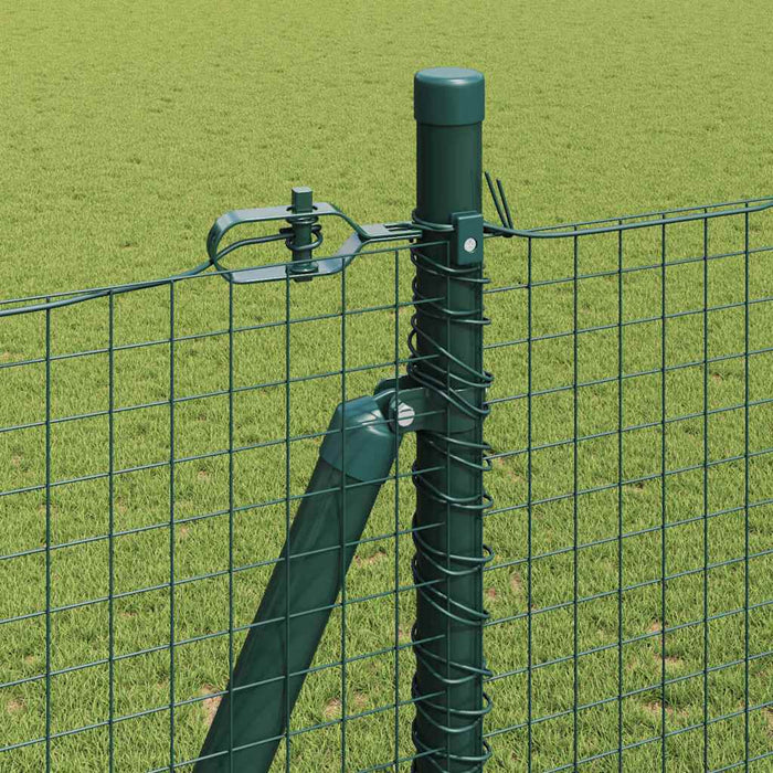 Stâlp de gard. Verde 10 x 1,4 m (25 x 25 mm plasă) Oțel și PVC - WALTI WALTI