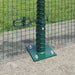 Stâlp de gard. Verde 25 x 0,6 m (16 x 16 mm plasă) Oțel și PVC - WALTI WALTI