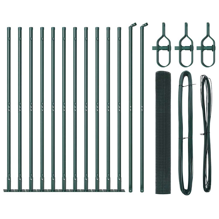 Stâlp de gard. Verde 25 x 1 m (plasã 12 x 12 mm) Oțel - WALTI WALTI