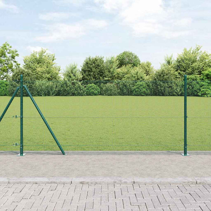 Stâlp de gard. Verde 25 x 1 m (plasă 16 x 16 mm) Oțel - WALTI WALTI