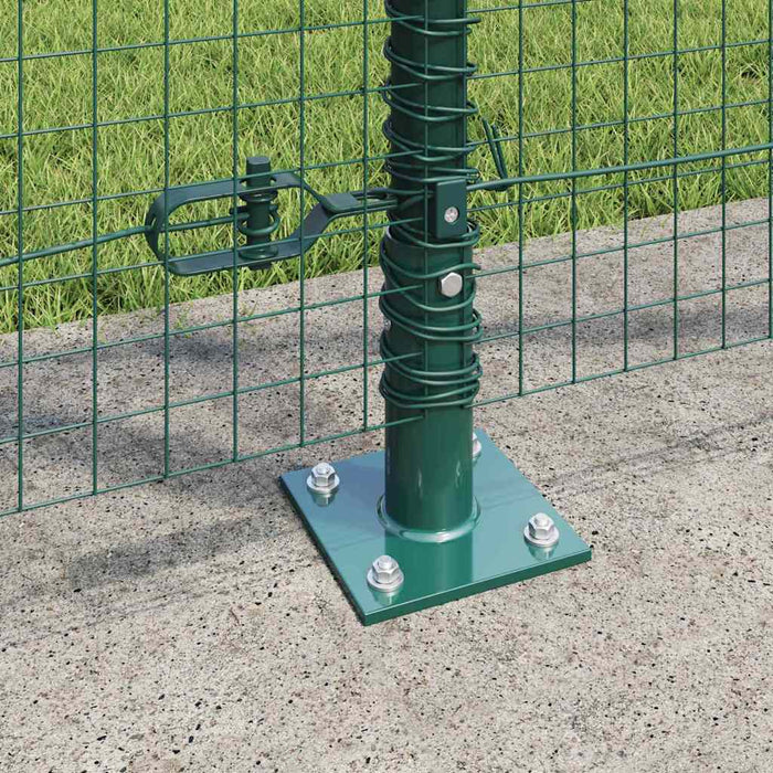 Stâlp de gard. Verde 25 x 1,2 m (25 x 25 mm plasă) Oțel și PVC - WALTI WALTI