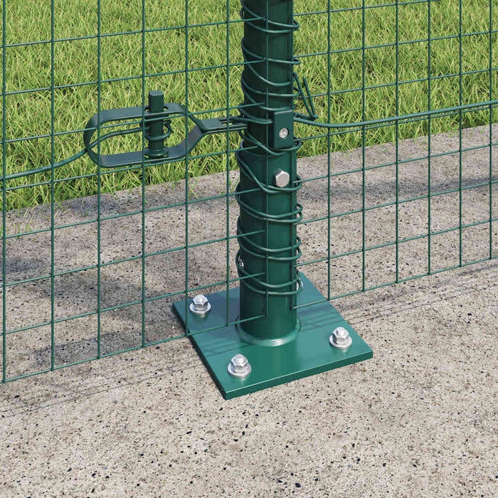 Stâlp de gard. Verde 25 x 1,6 m (25 x 25 mm plasă) Oțel și PVC - WALTI WALTI