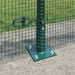 Stâlp de gard. Verde 50 x 0,6 m (plasă 12 x 12 mm) Oțel și PVC - WALTI WALTI