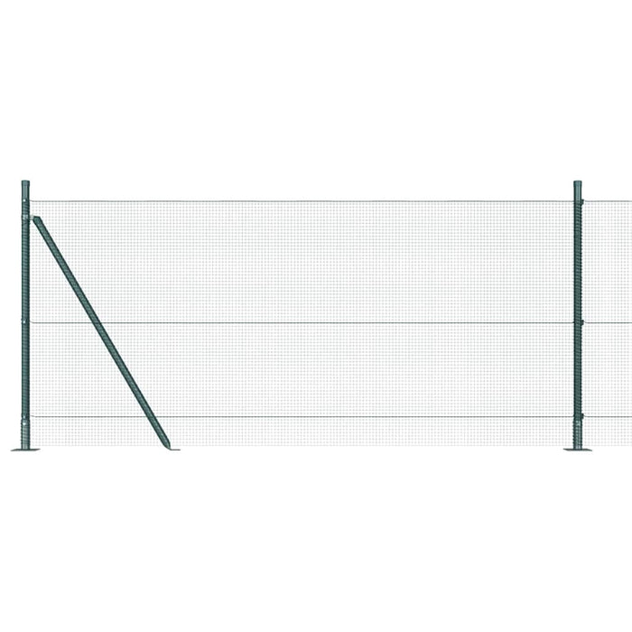 Stâlp de gard. Verde 50 x 0,8 m (plasă de 12 x 12 mm) - WALTI WALTI