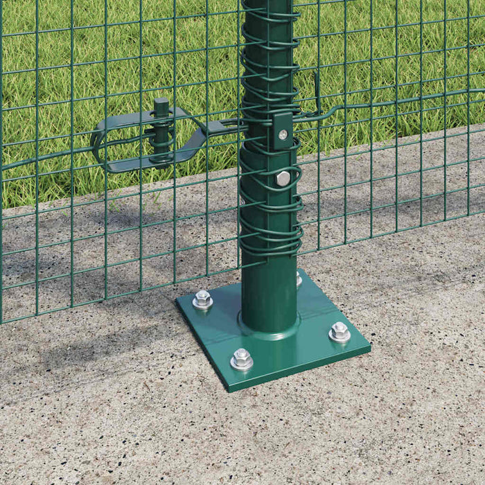 Stâlp de gard. Verde 50 x 1,2 m (plasă 19 x 19 mm) Oțel și PVC - WALTI WALTI