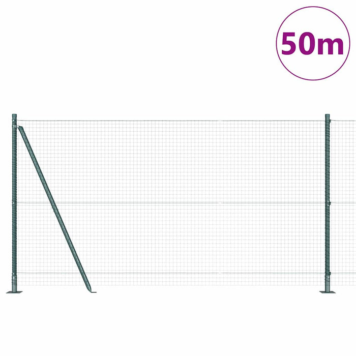 Stâlp de gard. Verde 50 x 1,2 m (plasă de 25 x 25 mm) - WALTI WALTI