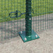 Stâlp de gard. Verde 50 x 1,4 m (16 x 16 mm plasă) Oțel și PVC - WALTI WALTI