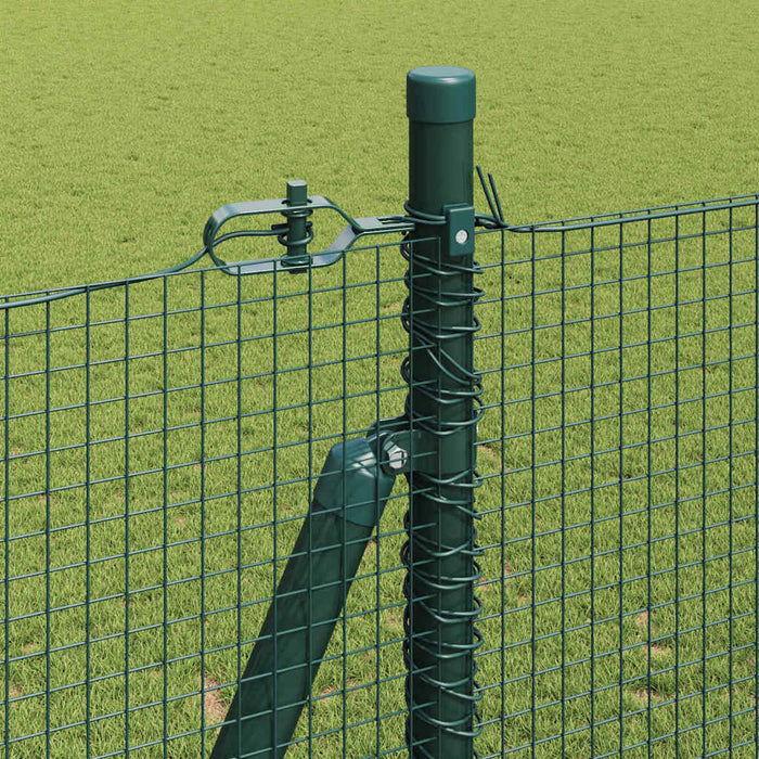 Stâlp de gard. Verde 50 x 1,4 m (16 x 16 mm plasă) Oțel și PVC - WALTI WALTI