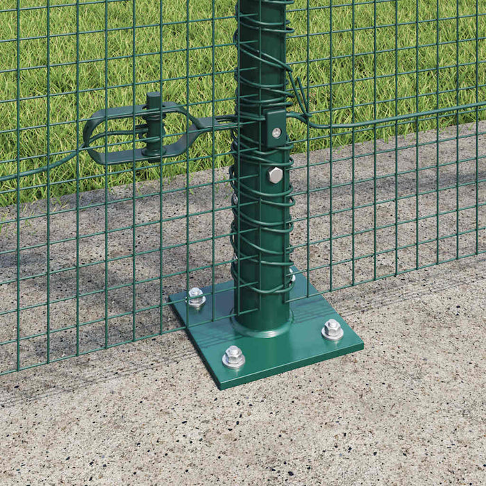 Stâlp de gard. Verde 50 x 1,5 m (plasă 16 x 16 mm) Oțel și PVC - WALTI WALTI