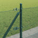 Stâlp de gard. Verde 100 x 0,5 m (plasă 12 x 12 mm) Oțel și PVC - WALTI WALTI
