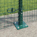 Stâlp de gard. Verde 100 x 0,8 m (plasă 25 x 25 mm) Oțel și PVC - WALTI WALTI