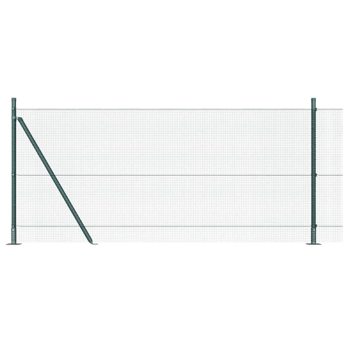 Stâlp de gard. Verde 100 x 1 m (plasare de 12 x 12 mm) - WALTI WALTI