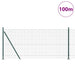 Stâlp de gard. Verde 100 x 1 m (plasă 16 x 16 mm) Oțel și PVC - WALTI WALTI