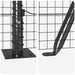 Stâlp de gard. Gri 25 x 0,4 m (plasă cu mesh de 25 x 25 mm) - WALTI WALTI