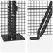 Stâlp de gard. Gri 25 x 1,6 m (plasă de 12 x 12 mm) Oțel și PVC - WALTI WALTI