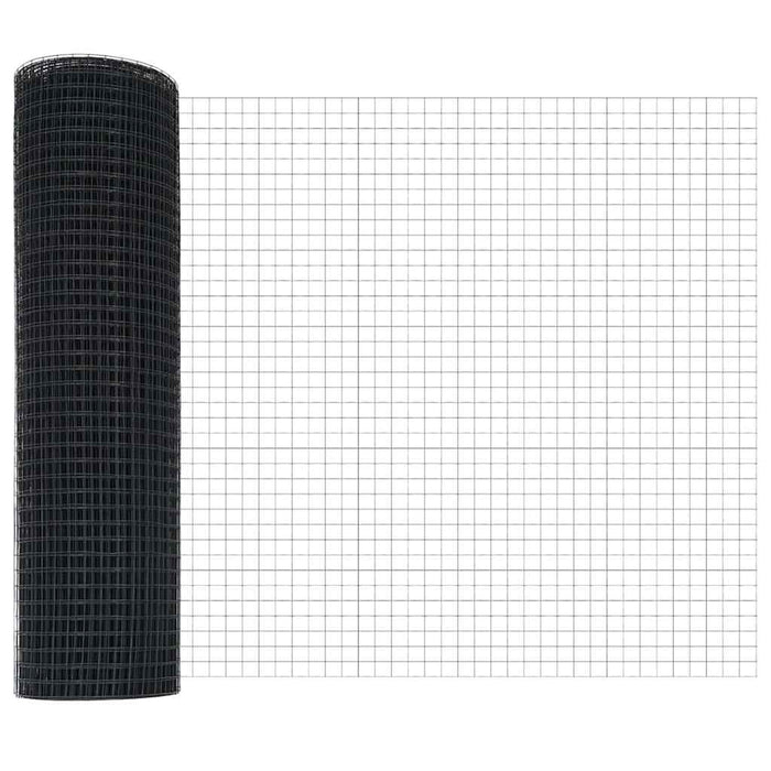 Stâlp de gard. Gri 100 x 0,6 m (plasă de 12 x 12 mm) - WALTI WALTI