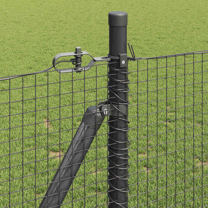 Stâlp de gard. Gri 100 x 0,8 m (plasă de 19 x 19 mm) - WALTI WALTI