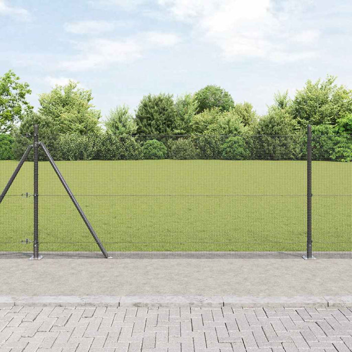 Stâlp de gard. Gri 100 x 1 m (plasare de 12 x 12 mm) - WALTI WALTI