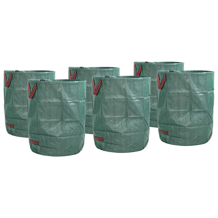 Saci pentru deșeuri din grădină 12 pcs Verde 66 x 66 x 83,5 cm WALTI