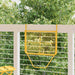 Masă Suspendată pentru Balcon Muștar 60 x 39 x 65 cm Oțel - WALTI WALTI