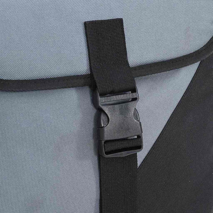 Geantă de bicicletă Gri și negru 31.5 x 15.5 x 40 cm Poliester - WALTI WALTI