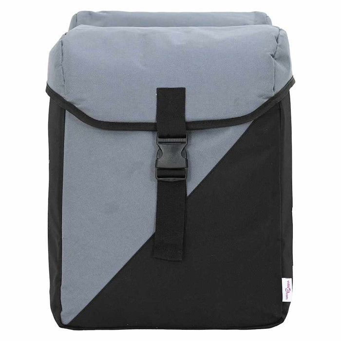 Geantă de bicicletă Gri și negru 31.5 x 15.5 x 40 cm Poliester - WALTI WALTI