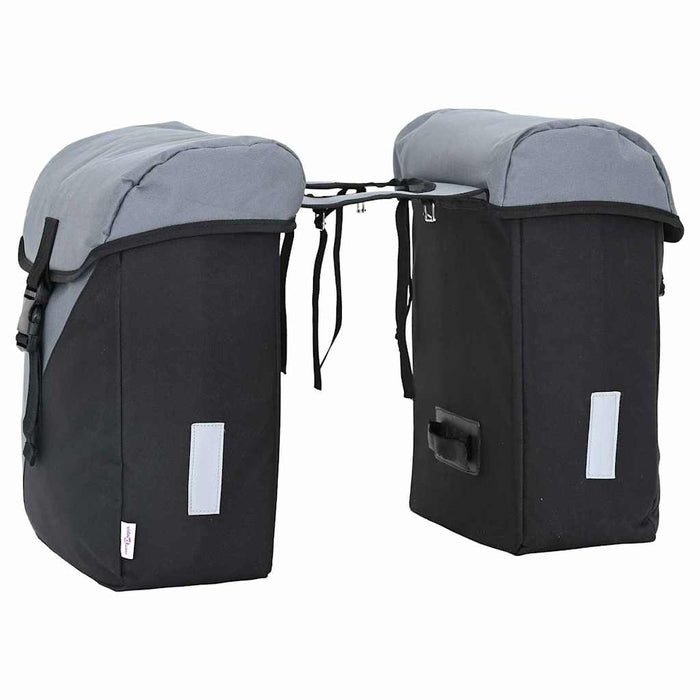 Geantă de bicicletă Gri și negru 31.5 x 15.5 x 40 cm Poliester - WALTI WALTI