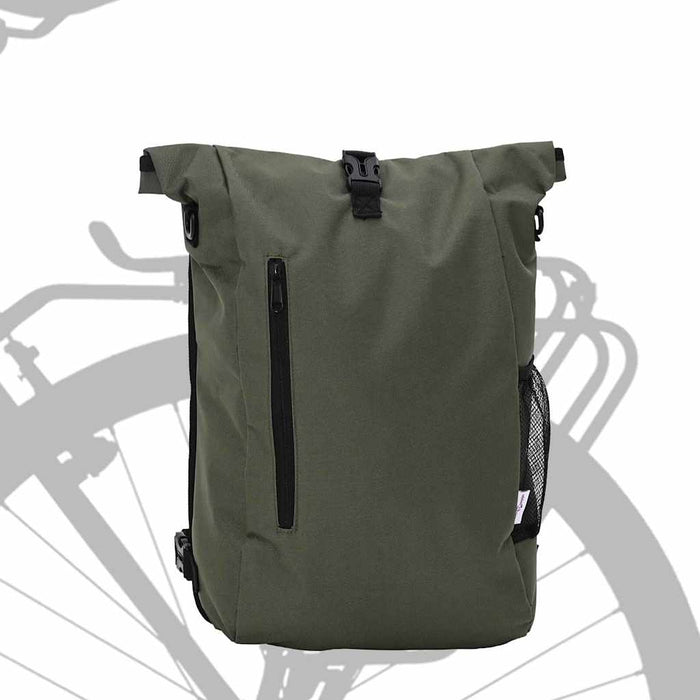 Geantă de bicicletă Olivengrønn 31 x 13 x 58 cm Poliester - WALTI WALTI