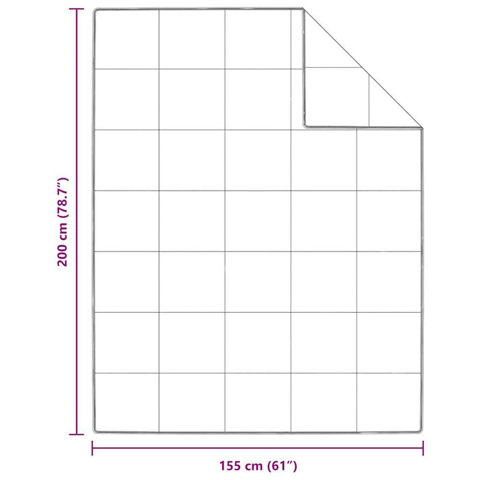 Duvet de iarnă Alb 155 x 200 cm Poliester piersiciu de 105gsm - WALTI WALTI
