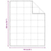 Duvet de iarnă Alb 155 x 200 cm Poliester piersiciu de 105gsm - WALTI WALTI
