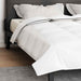 Duvet de iarnă Alb 200 x 240 cm Poliester piersiciu de 105gsm - WALTI WALTI