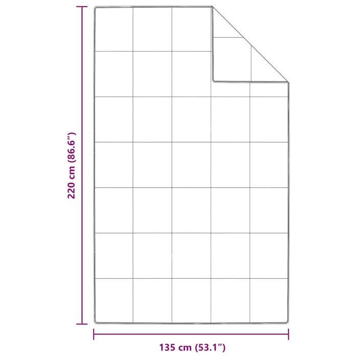 Pături și pilote Alb 135 x 220 cm Jos - WALTI WALTI